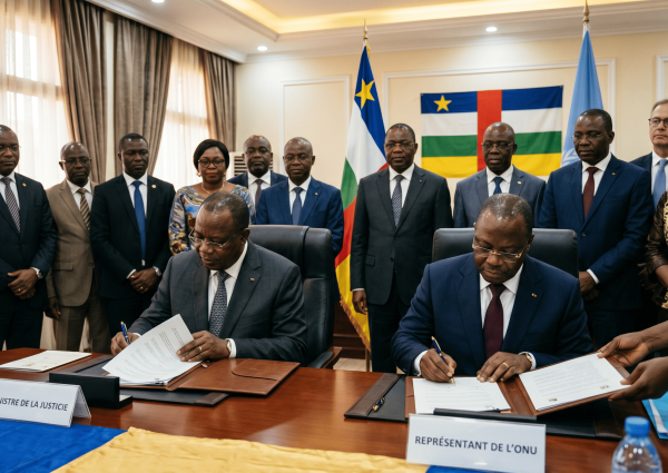 L’ASSOMESCA Renouvelle sa Convention avec le Gouvernement Centrafricain